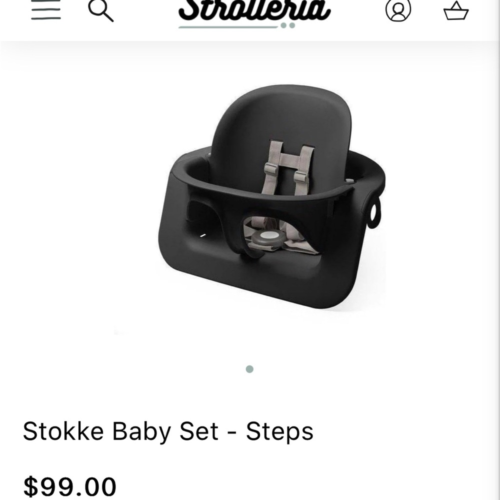 NIB STOKKE baby set for STOKKE Steps chair!